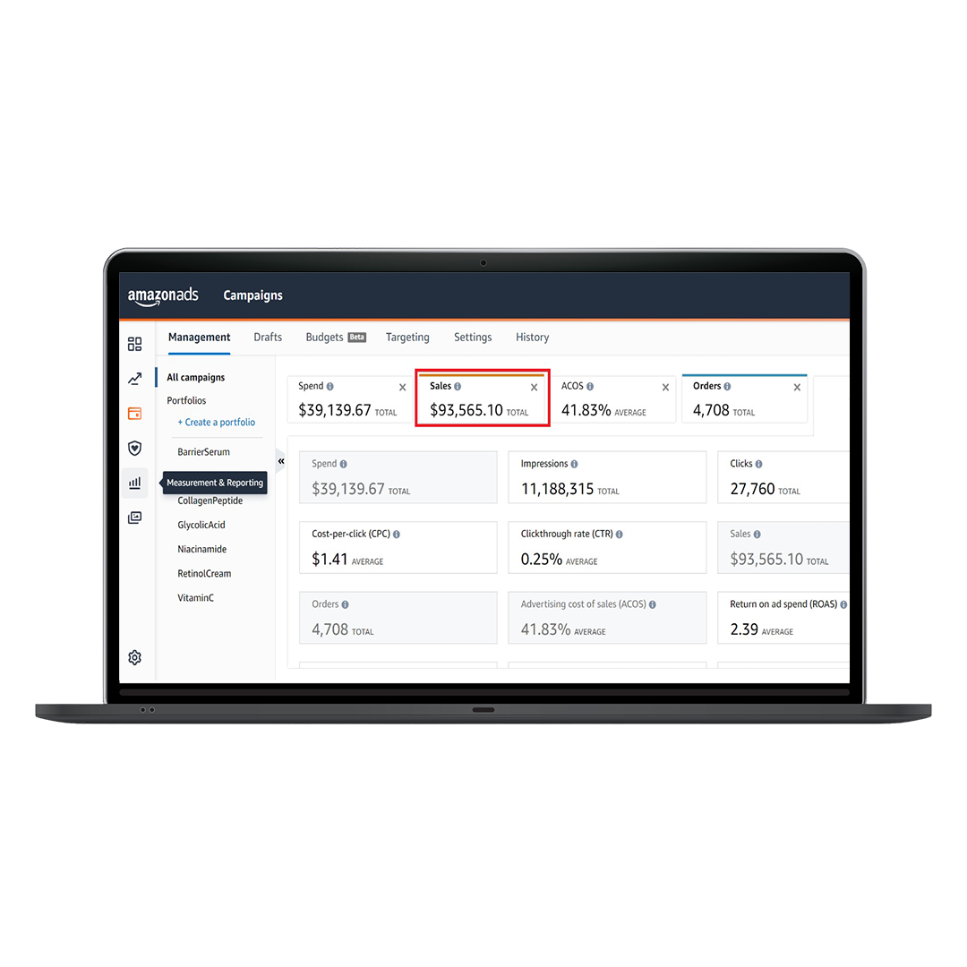 Amazon Dashboard