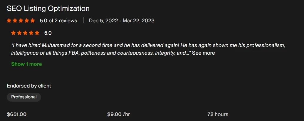 Amazon Review